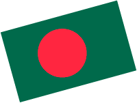 バングラデシュの国旗のイラスト