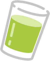 ユーグレナ入りの食品のイラスト